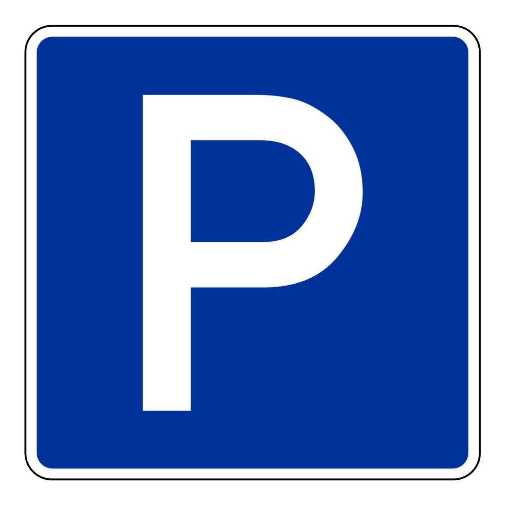 Parkplatzschild